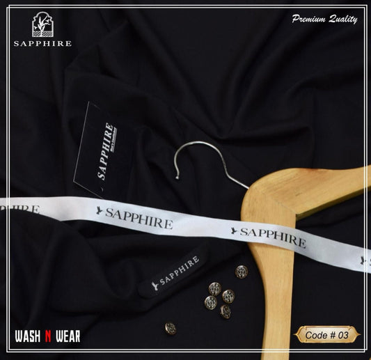 SAPPHIRE MEN'S JET-BLACK